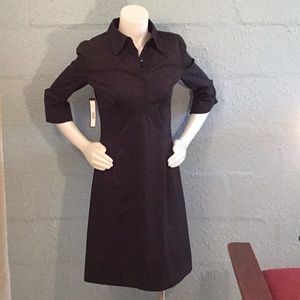 Business ELIE TAHARI Shirt Dress Black NWT